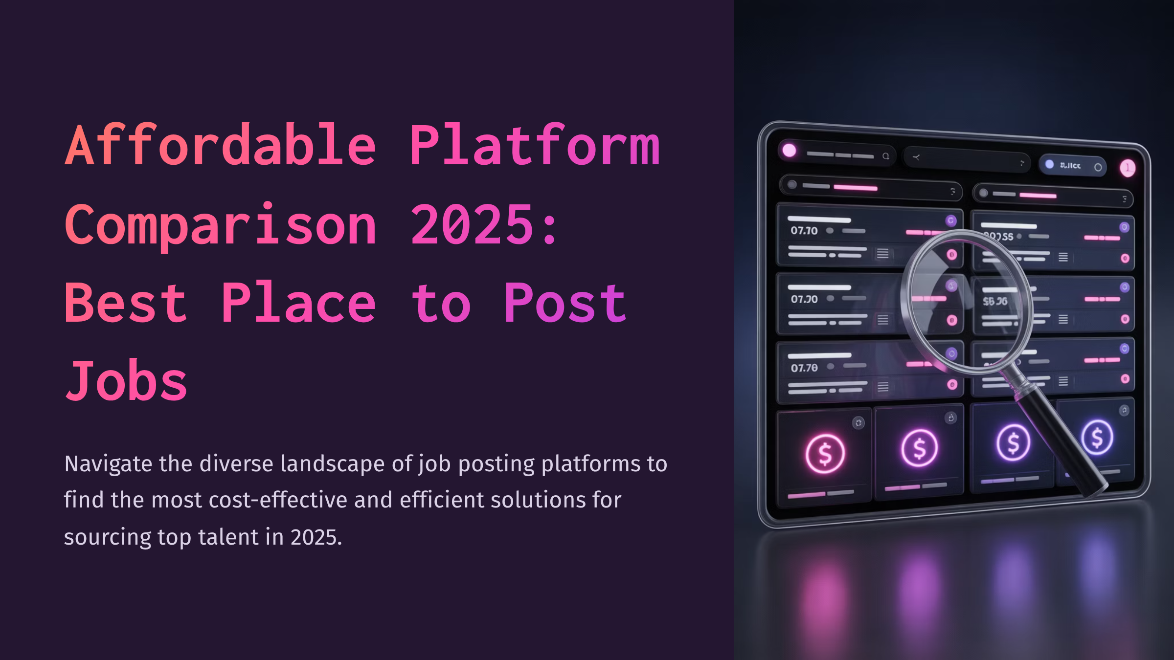 Affordable Platform Comparison 2025: Best Place to Post Jobs