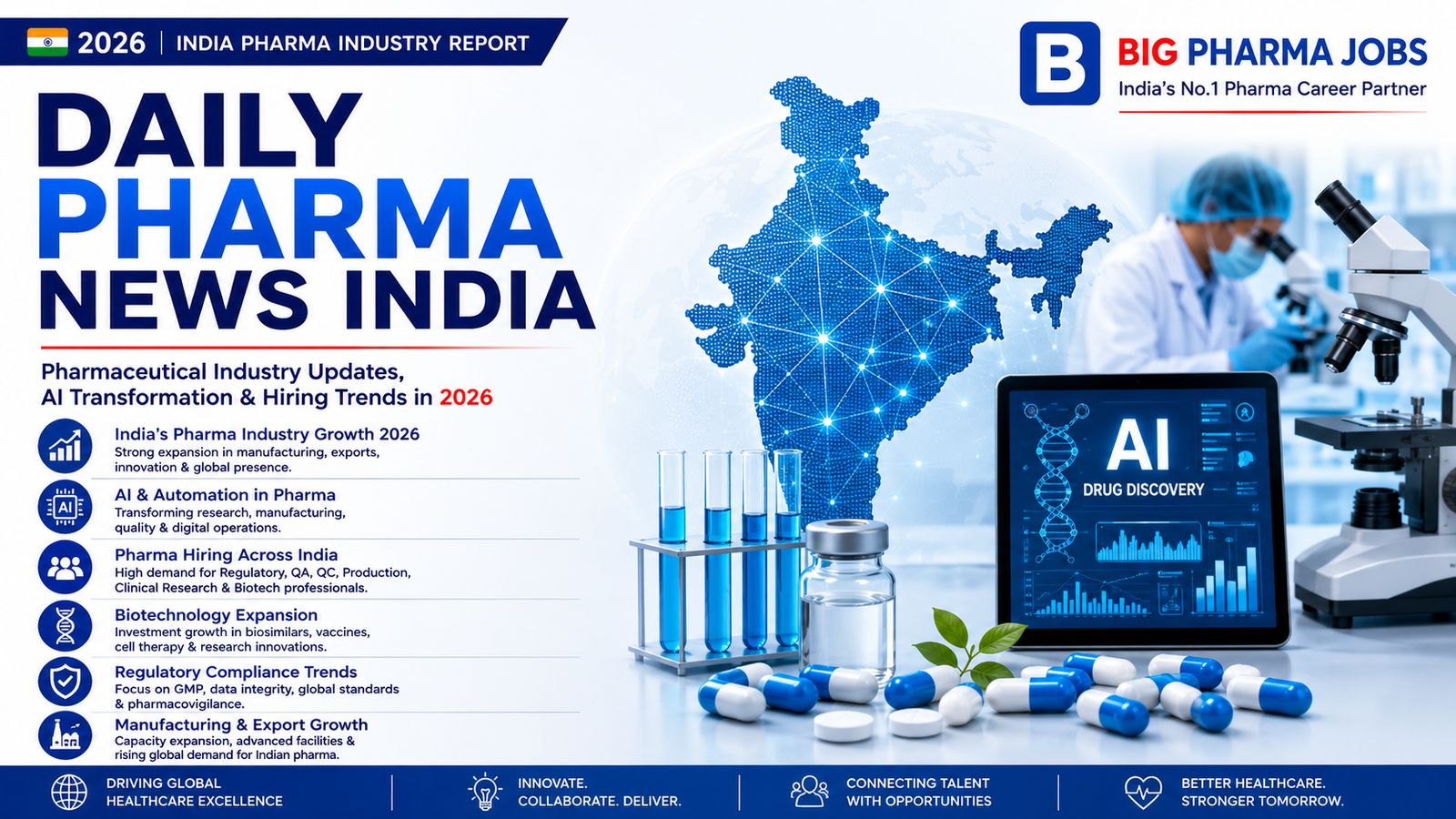 Daily Pharma News India 2026: Latest Pharmaceutical Industry Updates, Hiring Trends & Biotech Insights