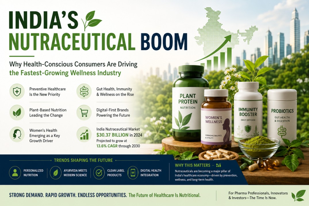 India’s Nutraceutical Boom: Why Health-Conscious Consumers Are Driving the Fastest-Growing Wellness Industry
