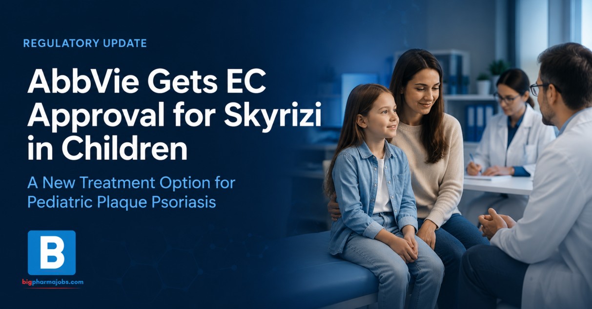 AbbVie Gets European Commission Approval for Skyrizi in Children With Plaque Psoriasis