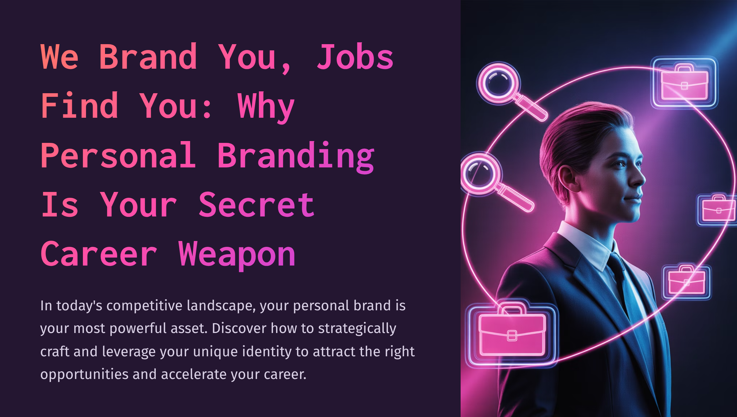 We Brand You, Jobs Find You: Why Personal Branding Is Your Secret Career Weapon