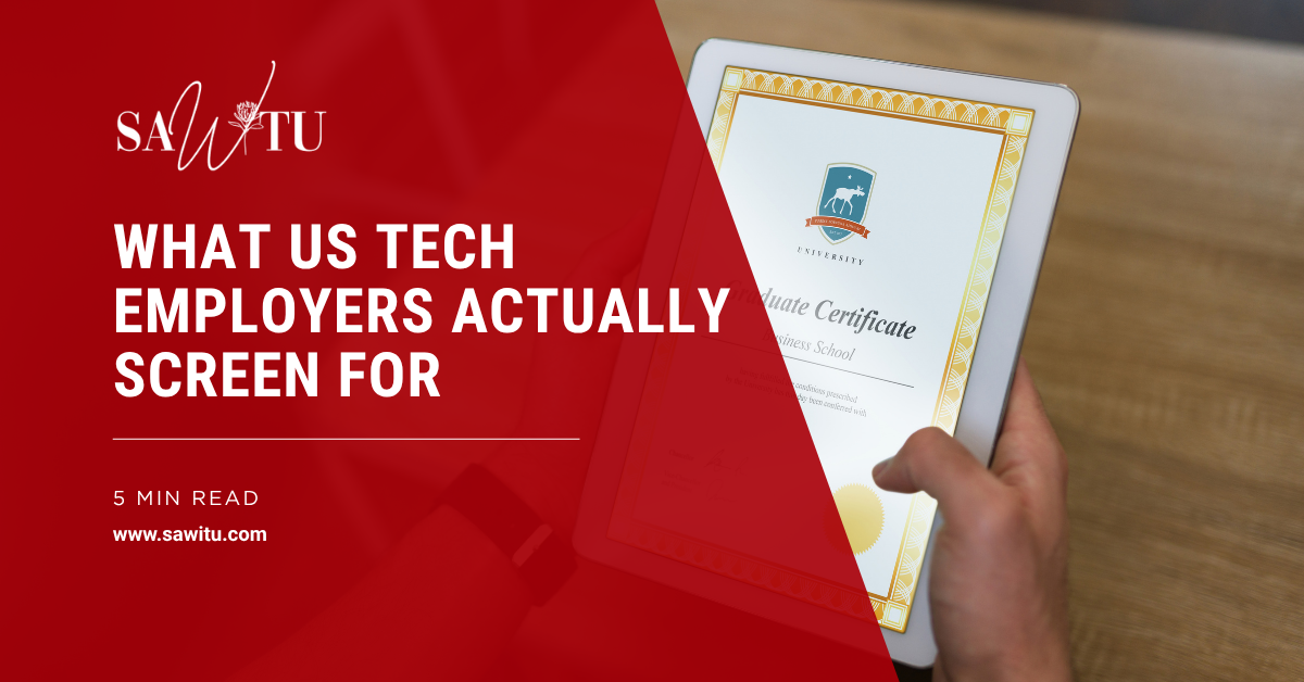 US Tech Employers Don't Care About Your Certificates the Way You Think — Here's What They Actually Screen For 5 min read