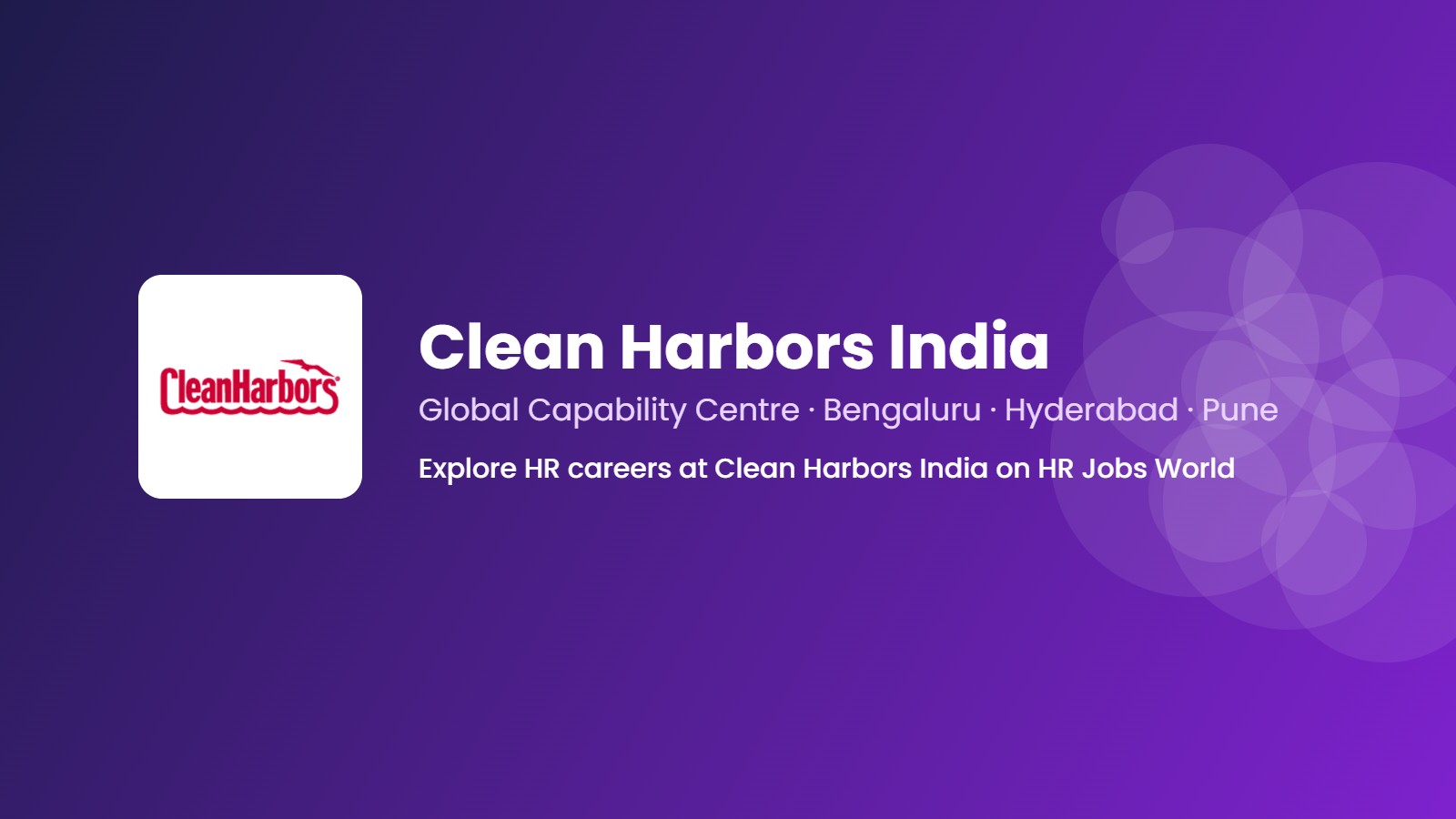 Clean Harbors India Company banner
