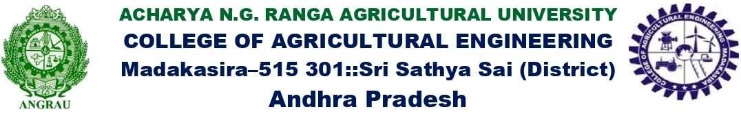 Acharya N. G. Ranga Agricultural University, College of Agricultural Engineering, Madakasira Company logo