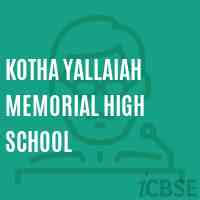 Kotha Yellaiah Memorial High School Company logo