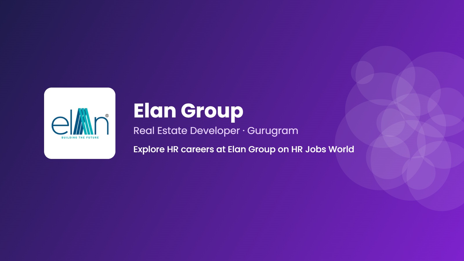 Elan Group Company banner