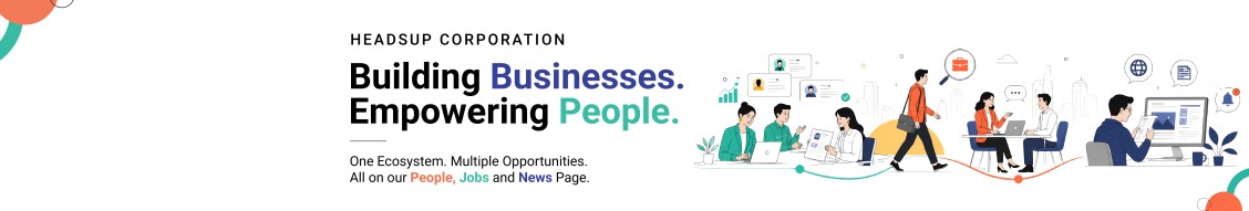 Headsup Corporation Company banner
