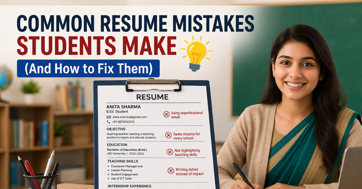 Common Resume Mistakes Students Make (And How to Fix Them)