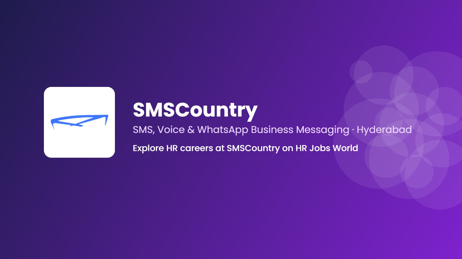 SMSCountry Company banner