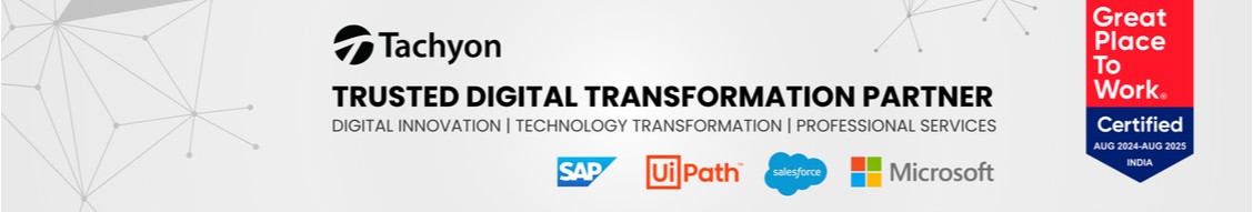 Tachyon Technologies Company banner