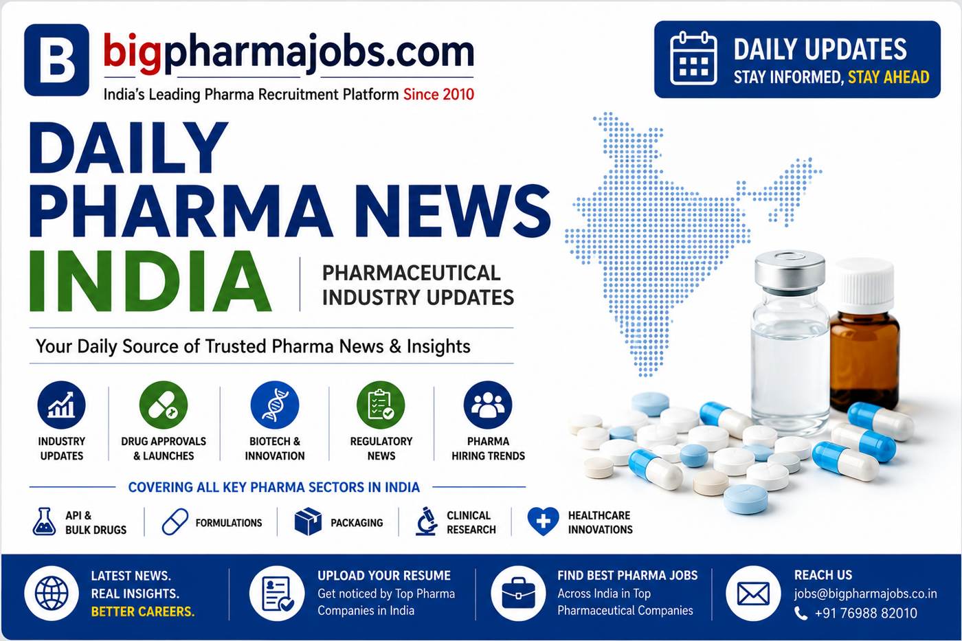 Daily Pharma News India | Pharmaceutical Industry Updates